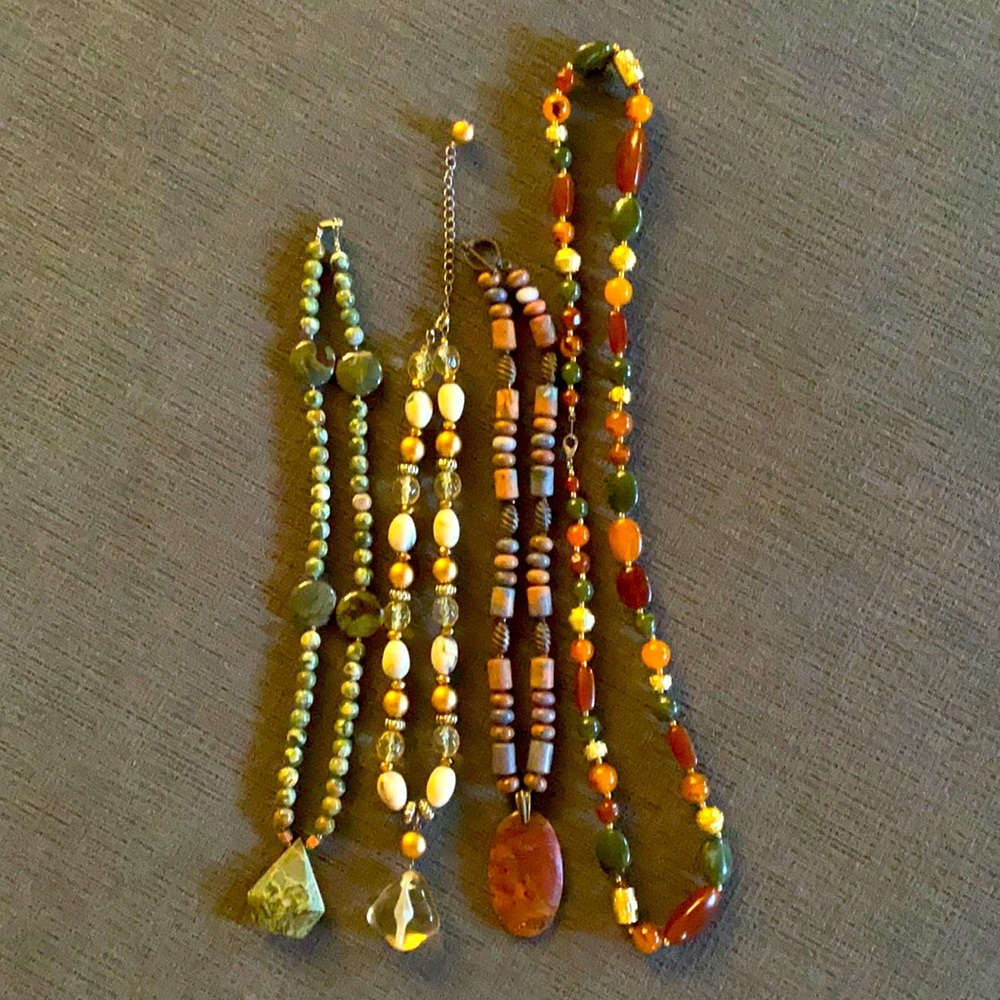 Necklace bundle earth tones